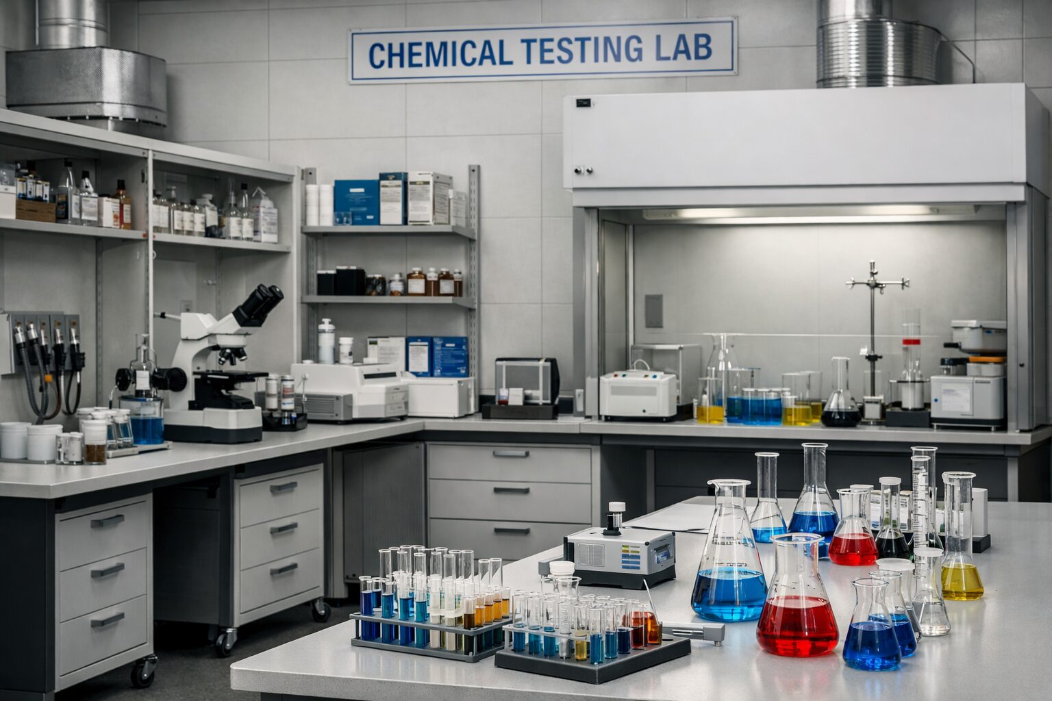 Chemical testing laboratory