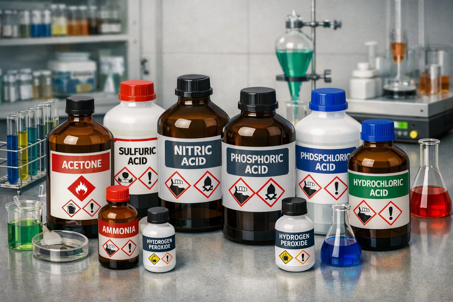 Process chemicals for surface finishing