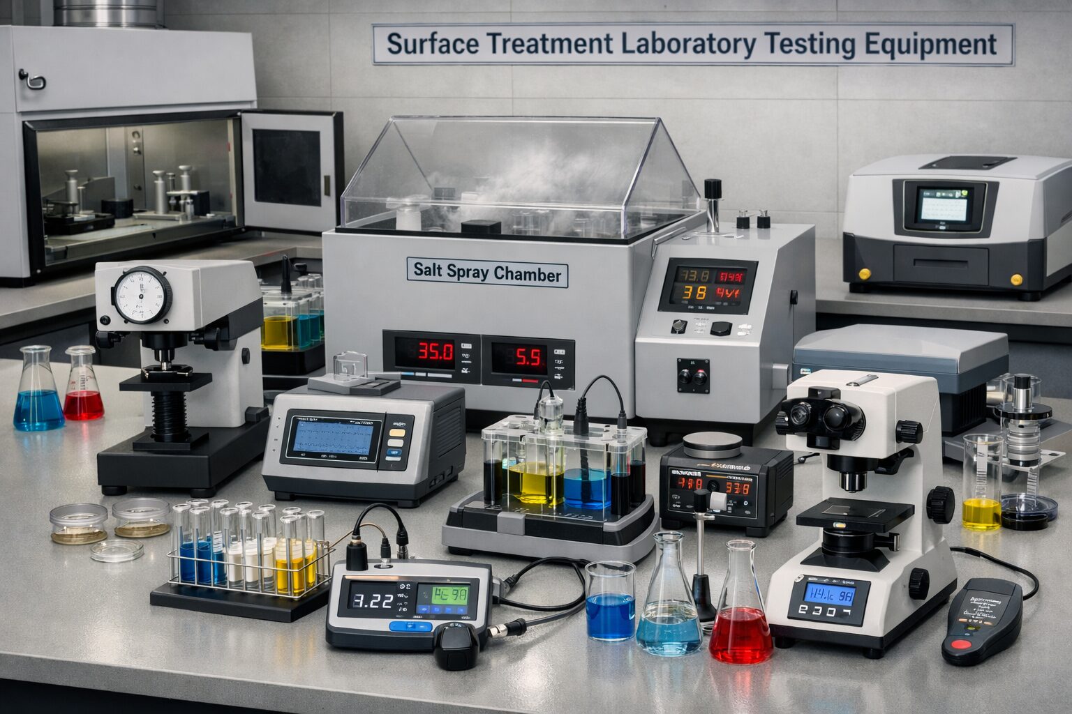 Surface treatment testing equipment