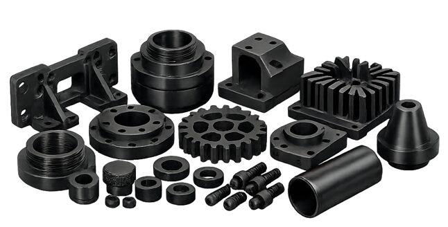 Phosphate conversion coated steel components